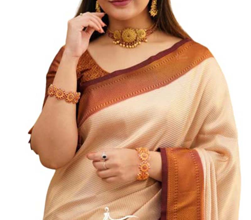 Fancy Floral Printed Saree